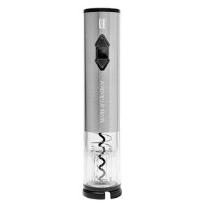 Mark & Graham New in Box! Battery Operated Wine Opener Stainless Steel Vino Gift